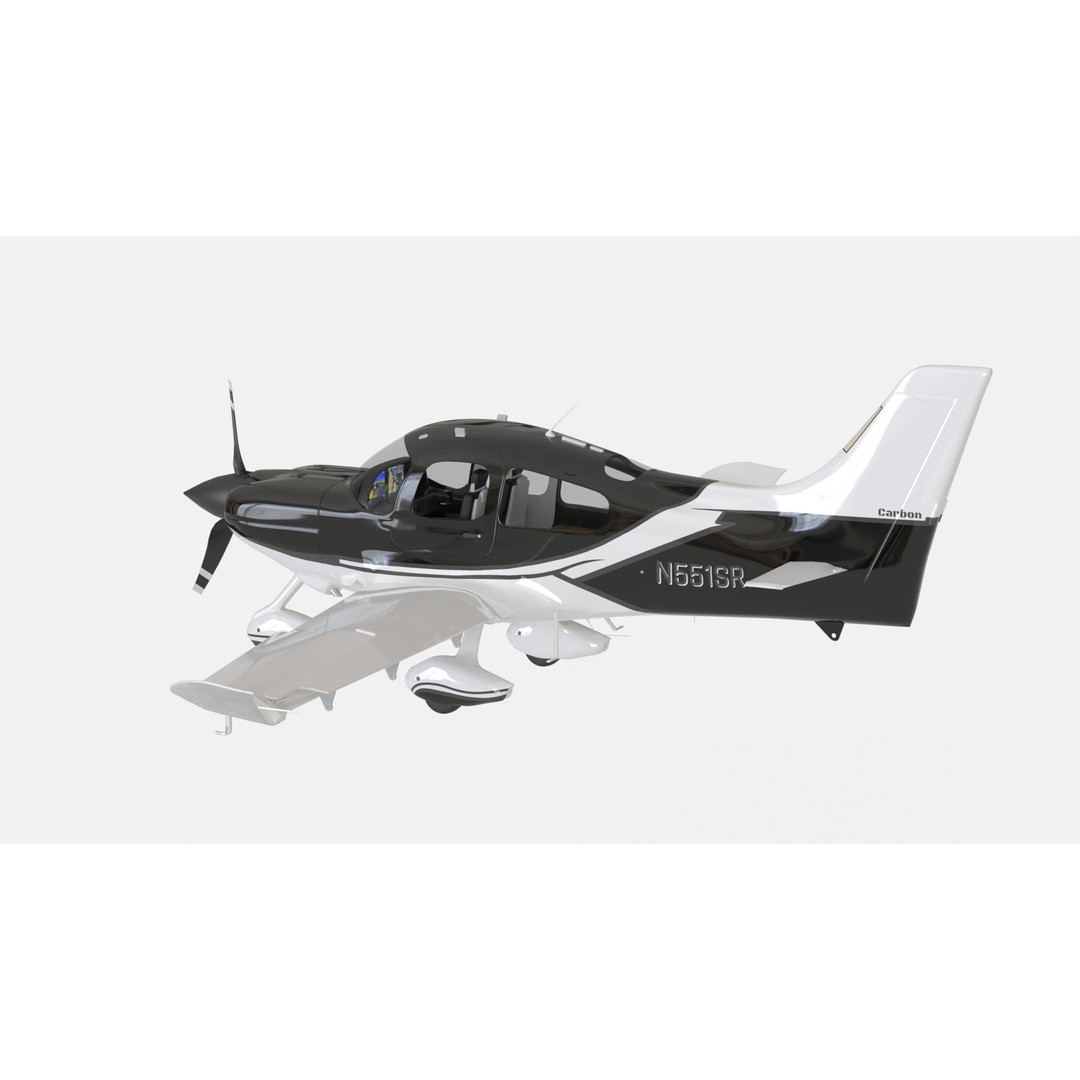 Aircraft Propeller 3D Model – Low Poly PBR Game Asset, FBX, Blender - View 8