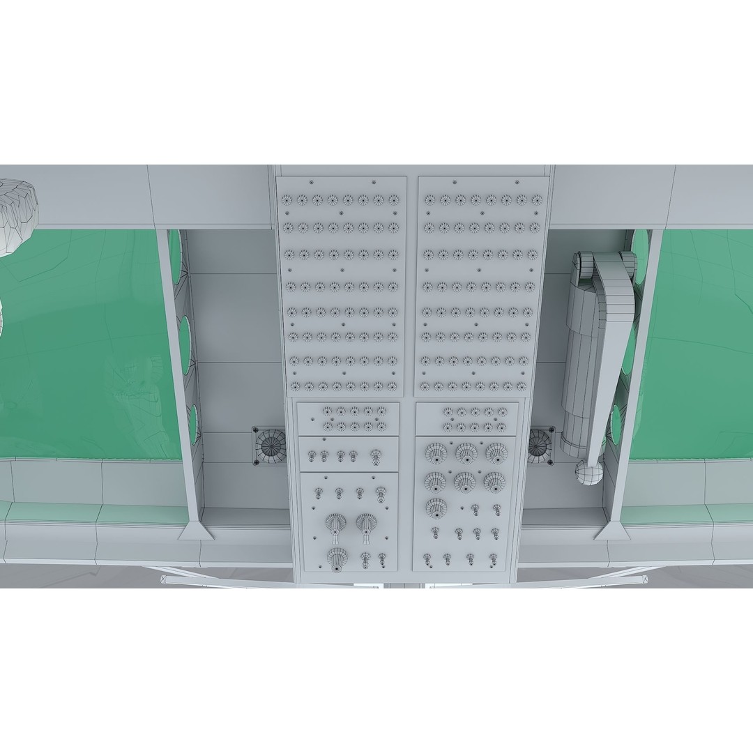Bell-412 Helicopter 3D Model – Low Poly NYPD Aircraft, FBX - View 35