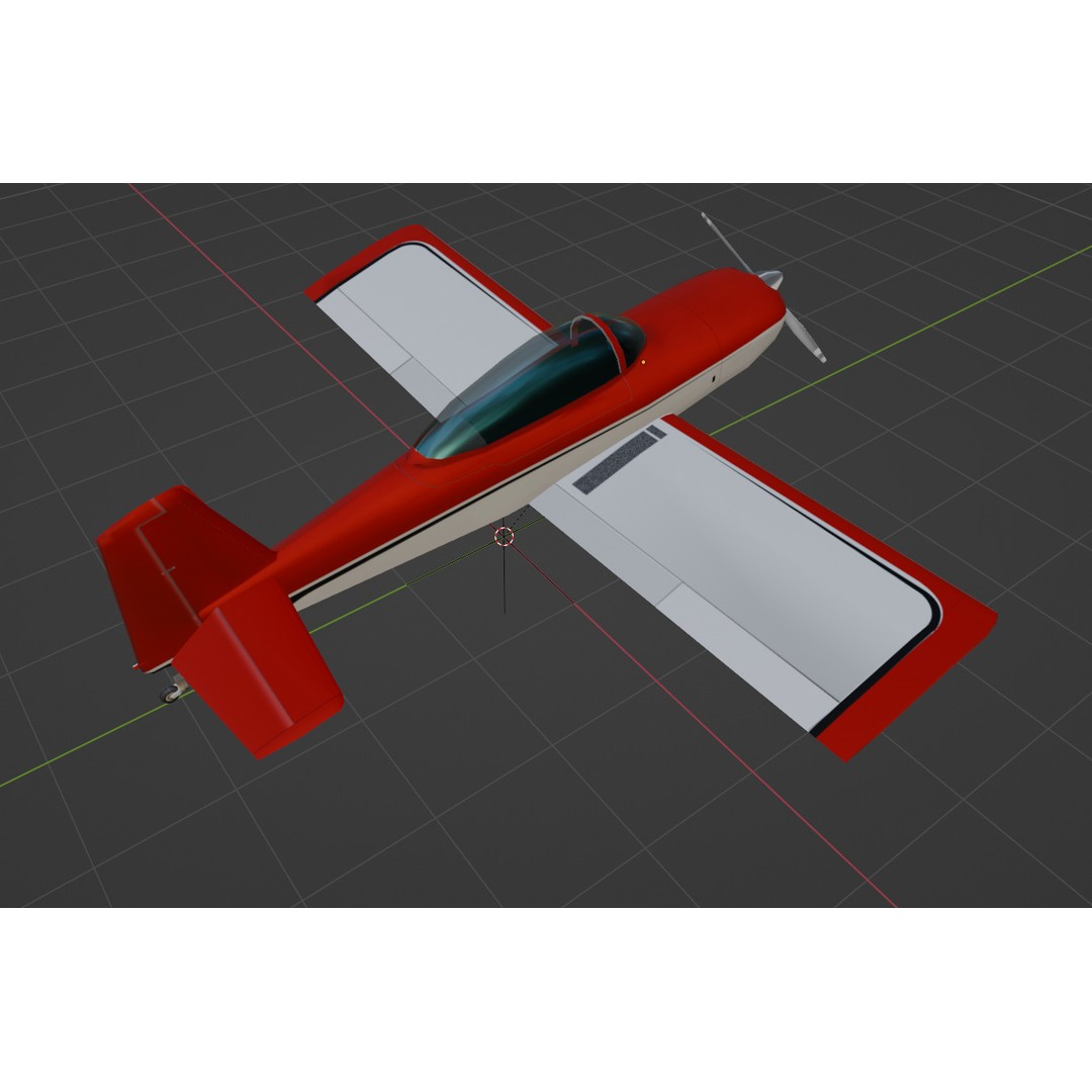 Vans RV-8 3D Model – Low Poly Static Aircraft for Scenery