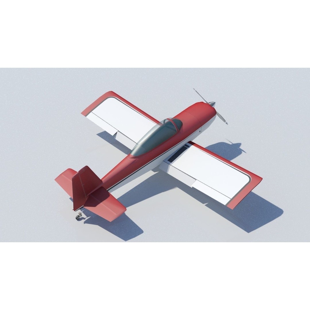 Vans RV-8 3D Model – Low Poly Static Aircraft for Scenery - View 4