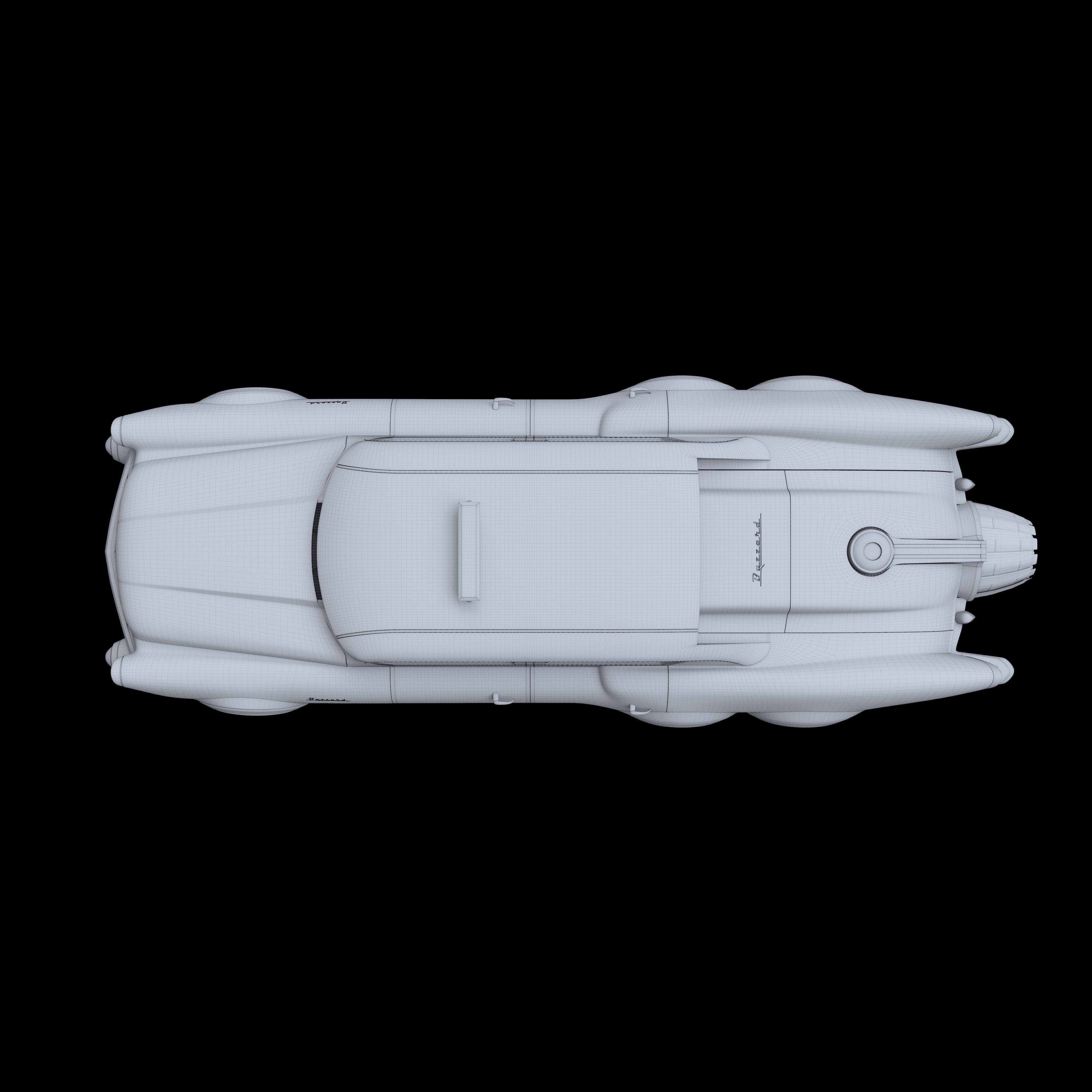 Futuristic Flying Car - Game-Ready 3D Model - View 24