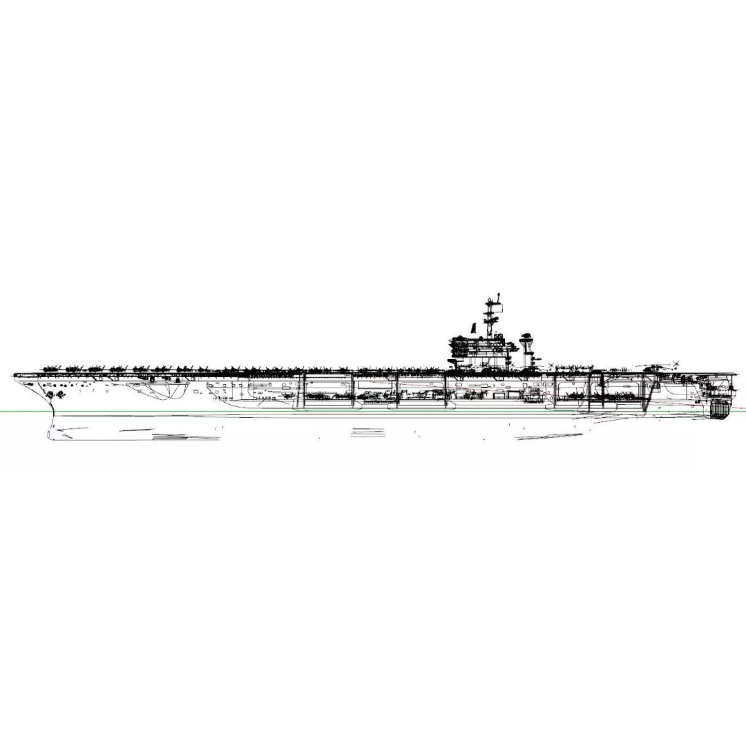 USS Nimitz CVN-68 3D Model – High-Quality Naval Carrier Asset, PBR, Game Ready - View 23