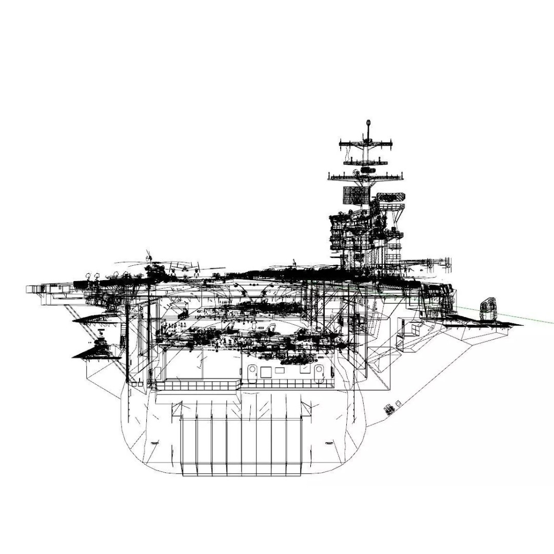 USS Nimitz CVN-68 3D Model – High-Quality Naval Carrier Asset, PBR, Game Ready - View 26