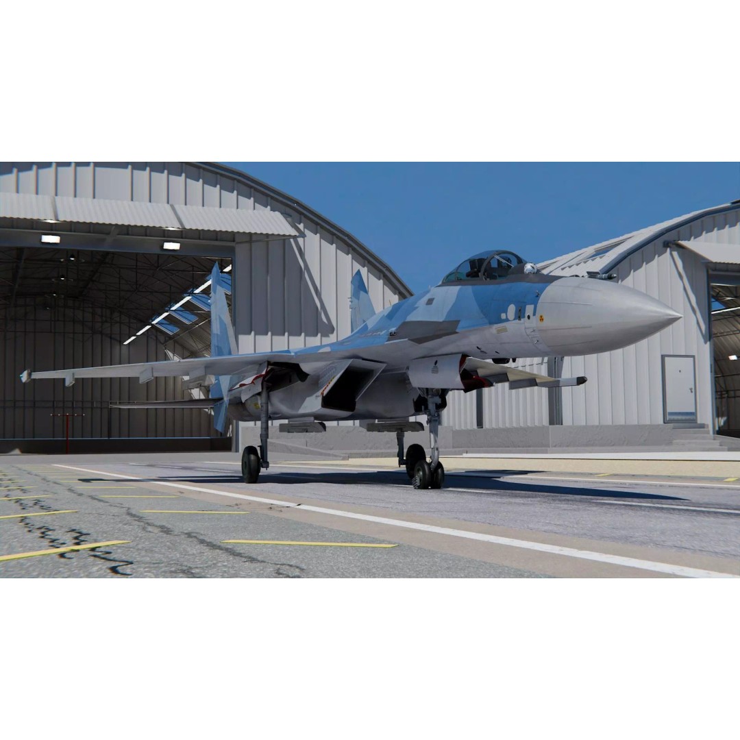 Sukhoi Su-35 3D Model – High Poly Military Aircraft, PBR Textures - View 2