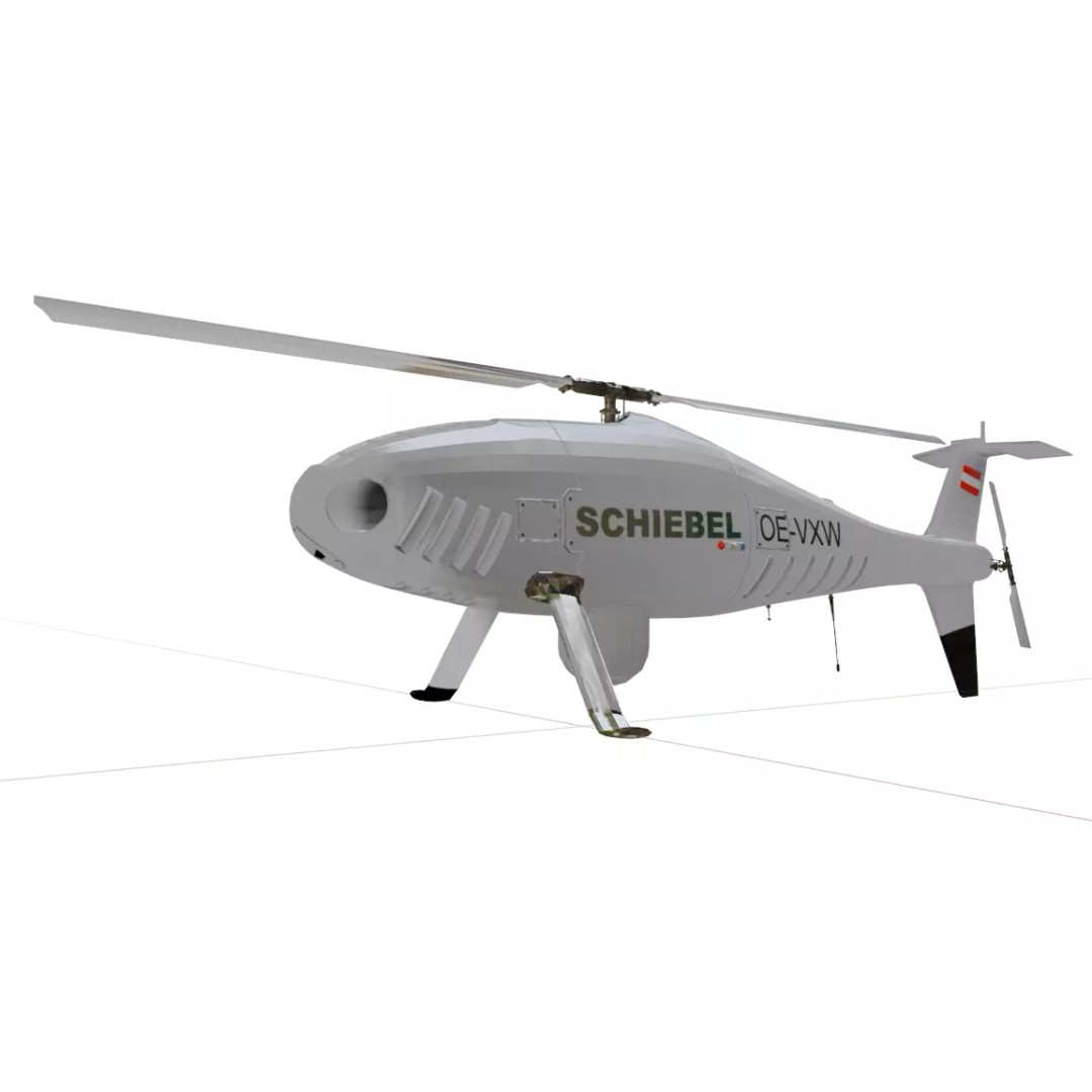 Schiebel Camcopter S-100 3D Model – Low Poly UAV with PBR Textures, FBX - View 17
