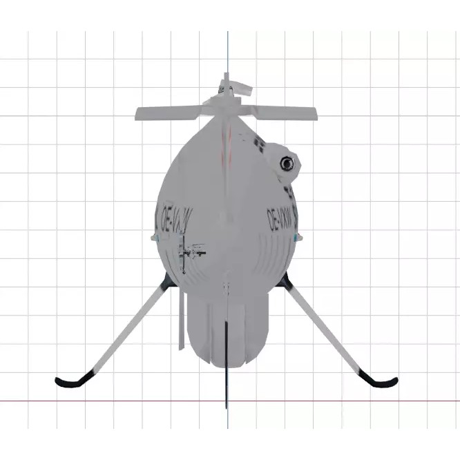 Schiebel Camcopter S-100 3D Model – Low Poly UAV with PBR Textures, FBX - View 37