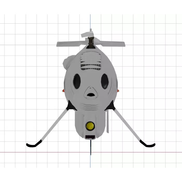 Schiebel Camcopter S-100 3D Model – Low Poly UAV with PBR Textures, FBX - View 38