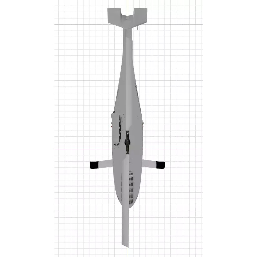 Schiebel Camcopter S-100 3D Model – Low Poly UAV with PBR Textures, FBX - View 39