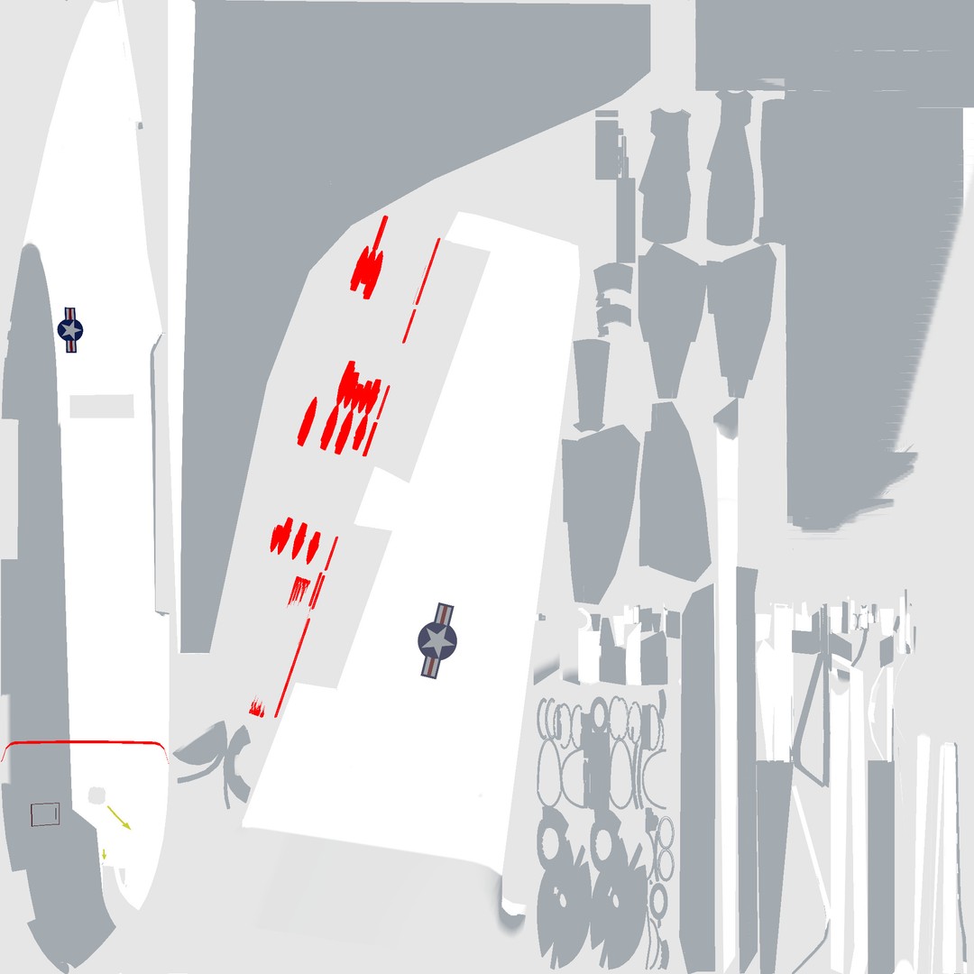 Lockheed EP-3E Aries II 3D Model – Low Poly Game Asset, FBX, OBJ - View 53