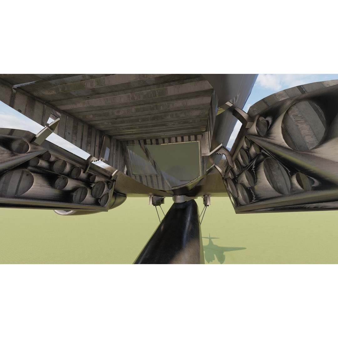 Douglas SBD Dauntless 3D Model – Textured Aircraft for Lumion - View 17