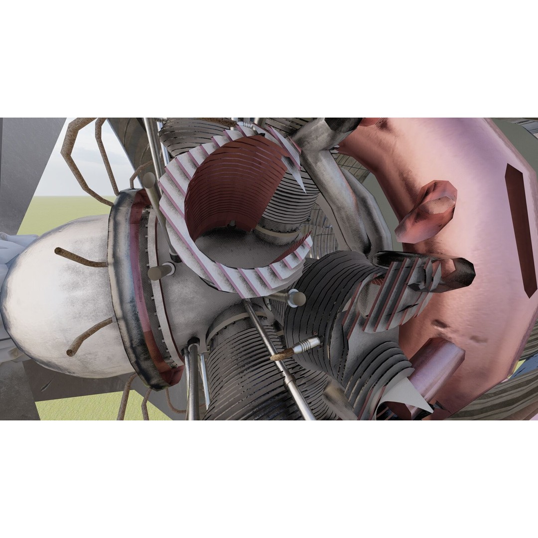Douglas SBD Dauntless 3D Model – Textured Aircraft for Lumion - View 20