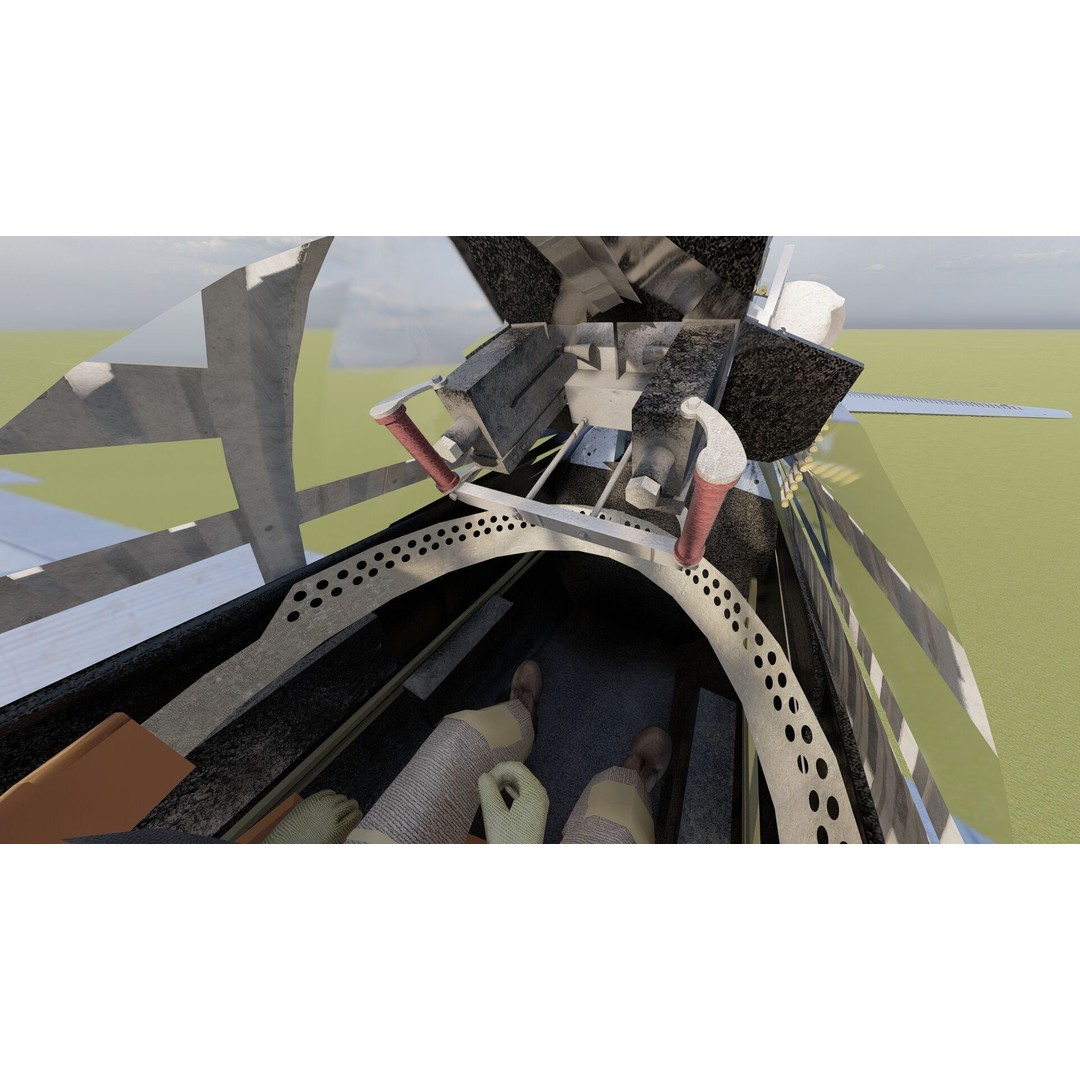 Douglas SBD Dauntless 3D Model – Textured Aircraft for Lumion - View 23
