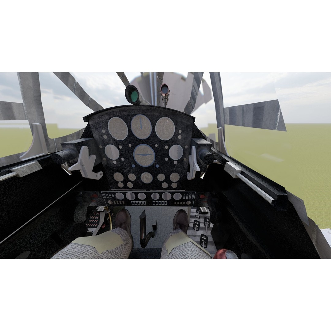 Douglas SBD Dauntless 3D Model – Textured Aircraft for Lumion - View 24