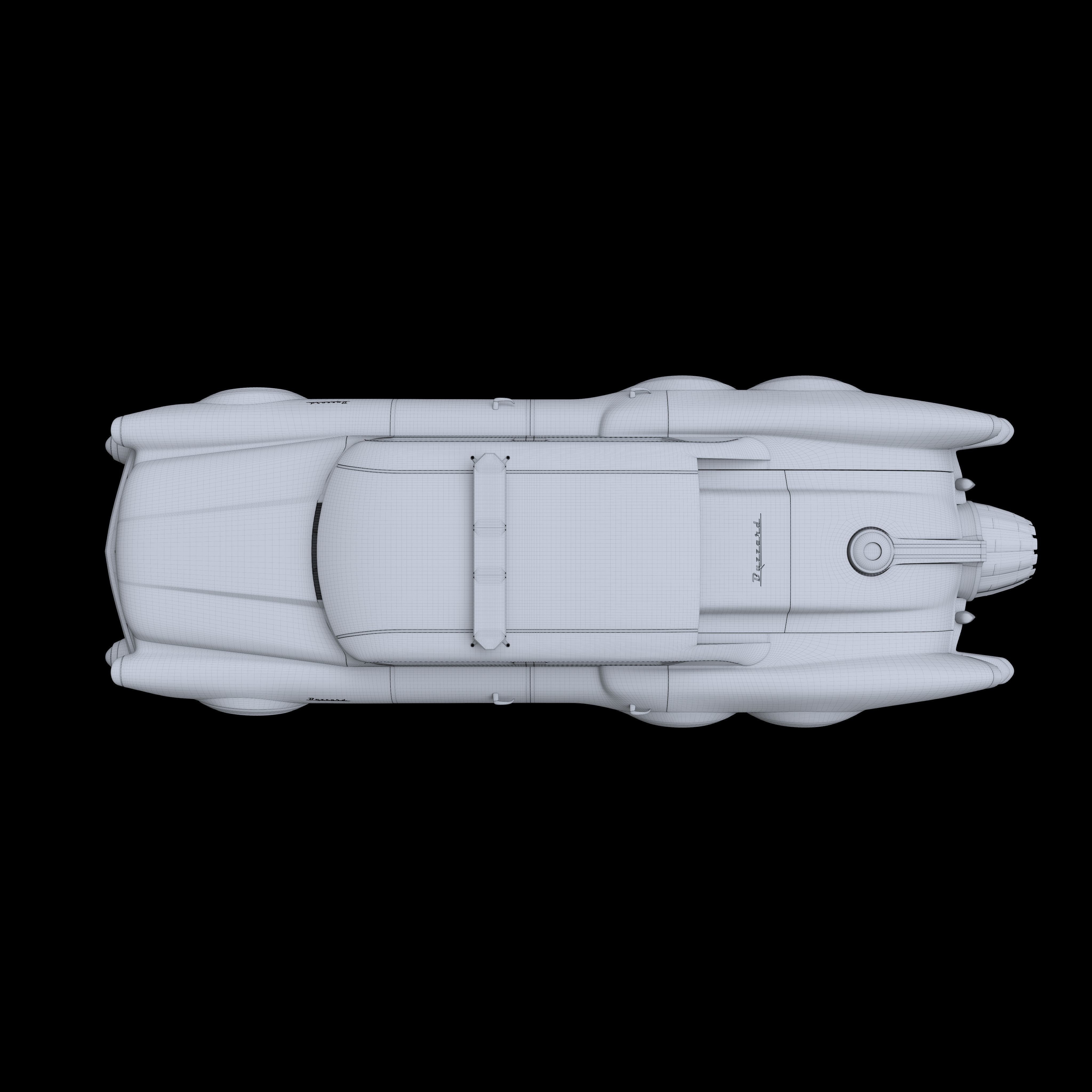 Futuristic Flying Car - PBR Game-Ready 3D Model - View 28