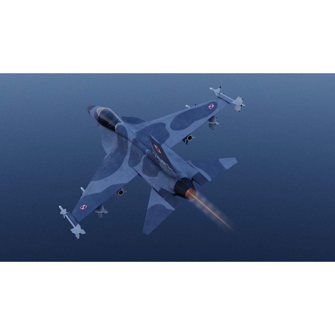 KAI FA-50 Golden Eagle 3D Model – Low Poly Rigged Fighter Jet, FBX - View 17