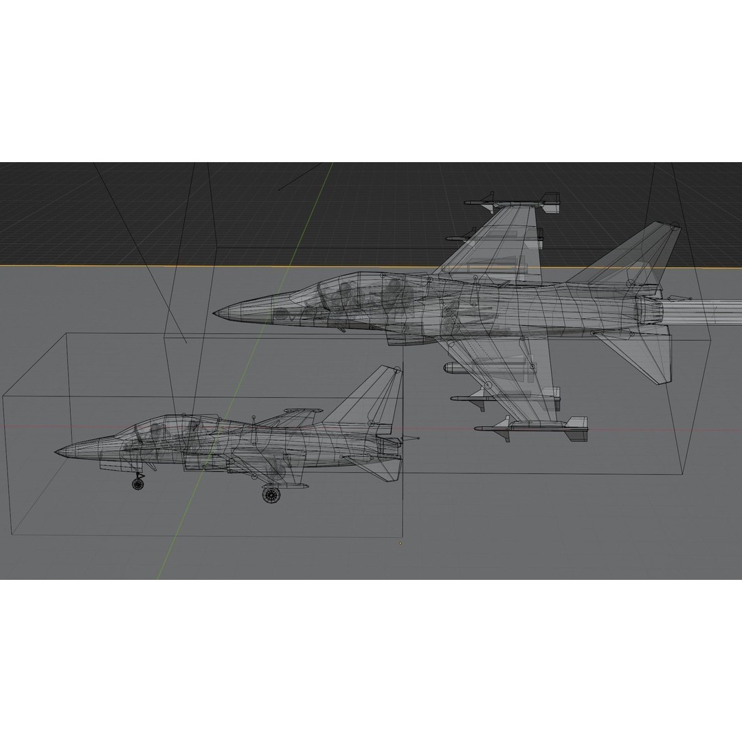 KAI FA-50 Golden Eagle 3D Model – Low Poly Rigged Fighter Jet, FBX - View 19