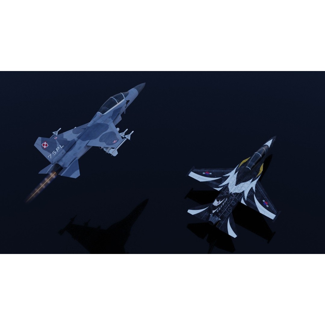 KAI FA-50 Golden Eagle 3D Model – Low Poly Rigged Fighter Jet, FBX - View 21
