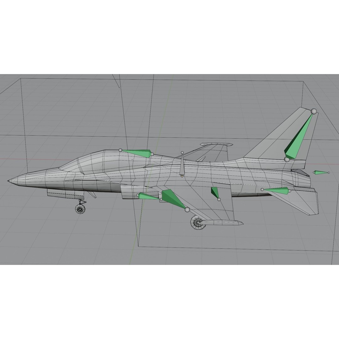 KAI FA-50 Golden Eagle 3D Model – Low Poly Rigged Fighter Jet, FBX - View 23