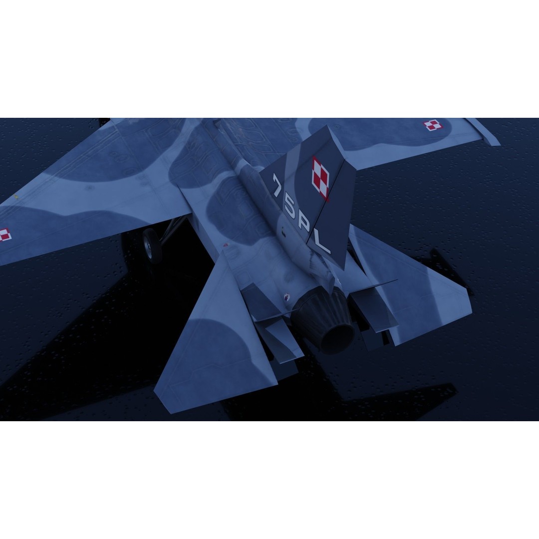 KAI FA-50 Golden Eagle 3D Model – Low Poly Rigged Fighter Jet, FBX - View 25