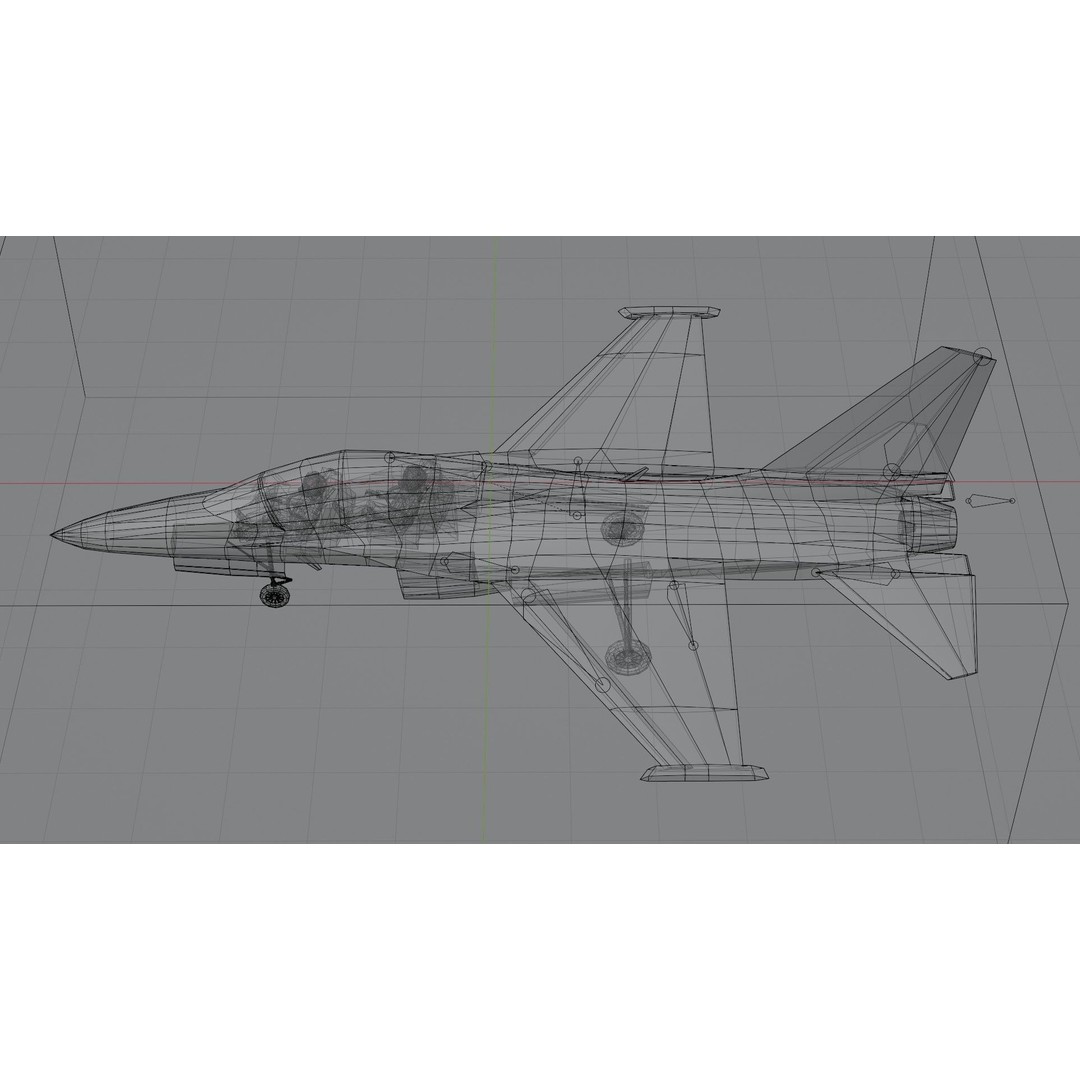 KAI FA-50 Golden Eagle 3D Model – Low Poly Rigged Fighter Jet, FBX - View 5