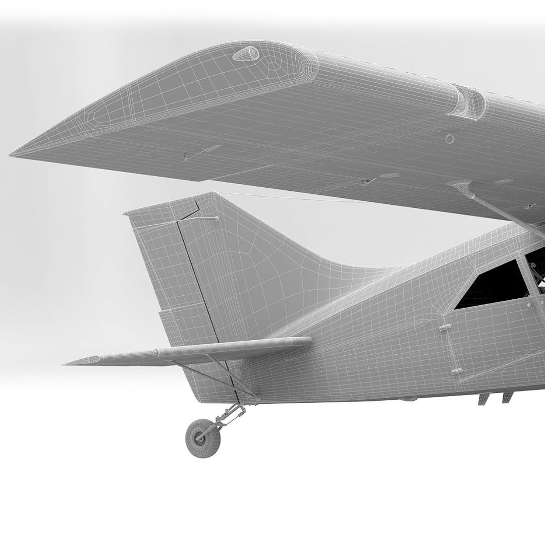 Maule M-7-235 3D Model – Detailed Aircraft with Interior, FBX, Blender - View 15