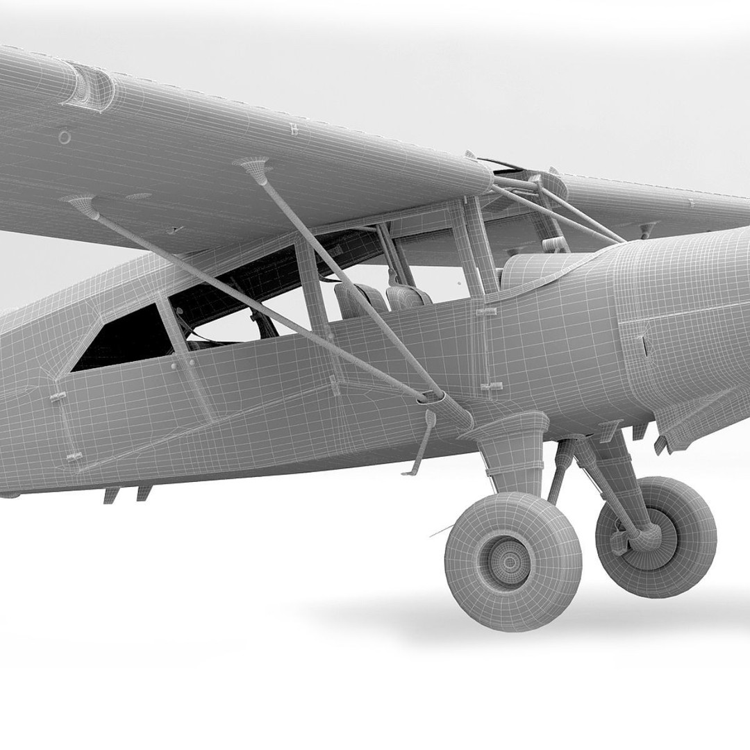 Maule M-7-235 3D Model – Detailed Aircraft with Interior, FBX, Blender - View 16