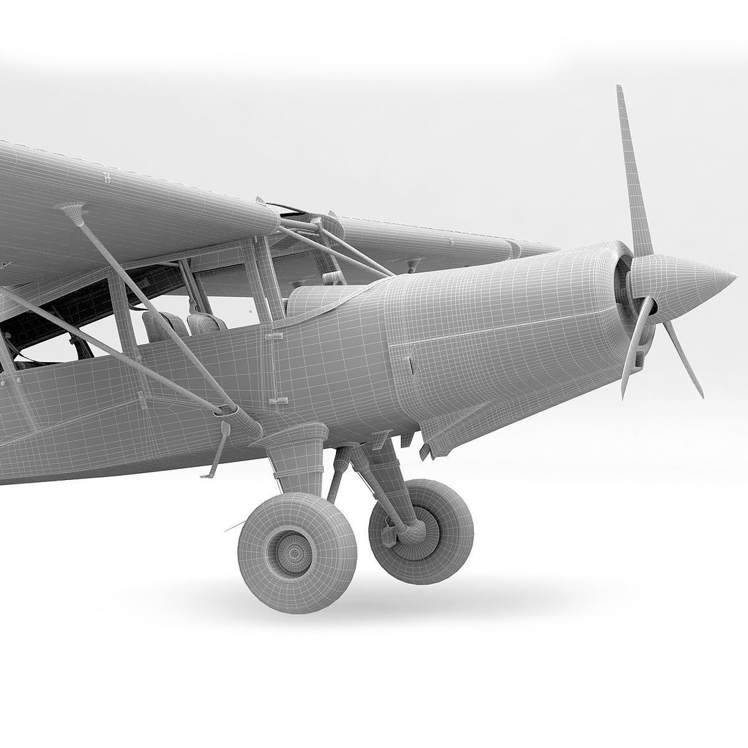 Maule M-7-235 3D Model – Detailed Aircraft with Interior, FBX, Blender - View 17