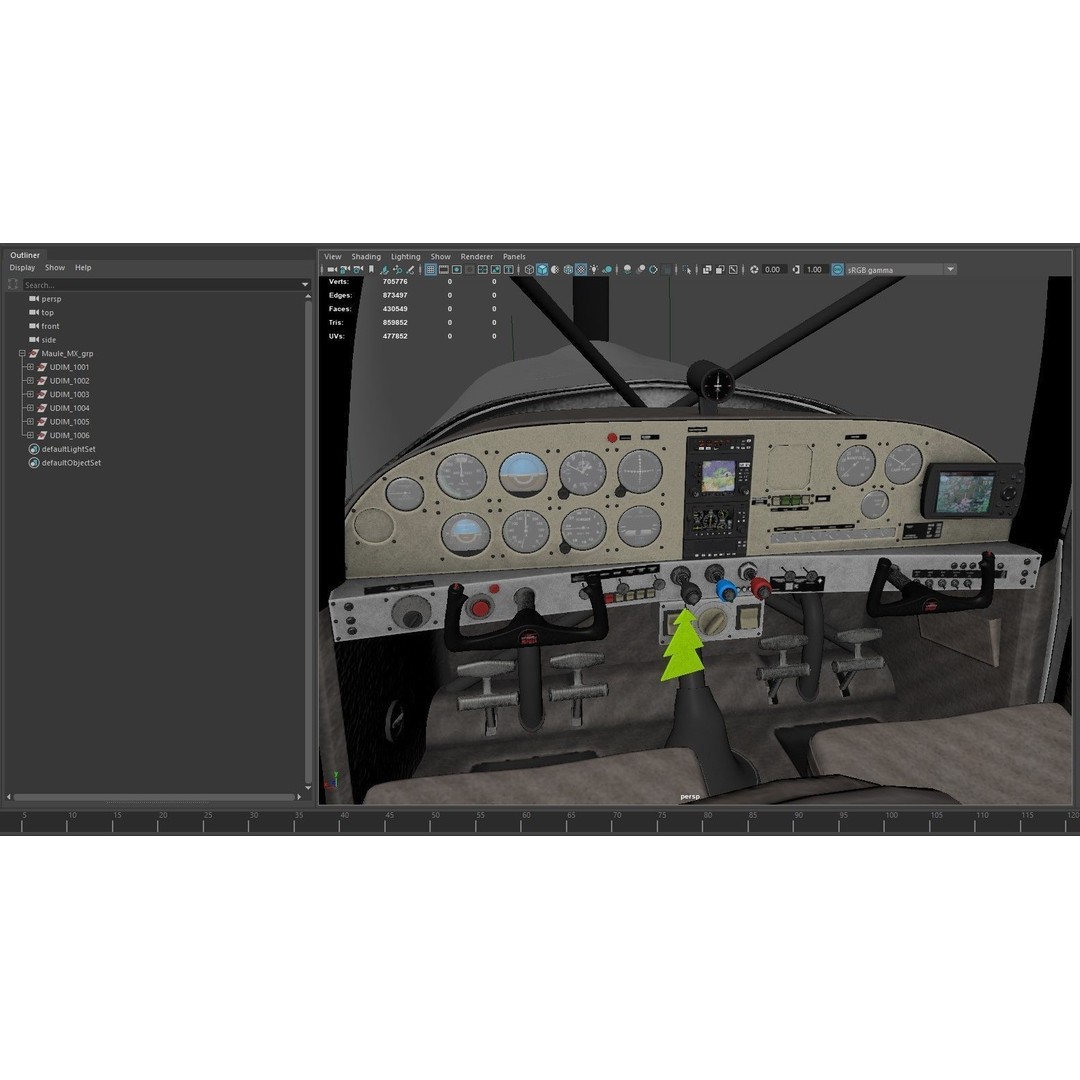 Maule M-7-235 3D Model – Detailed Aircraft with Interior, FBX, Blender - View 21