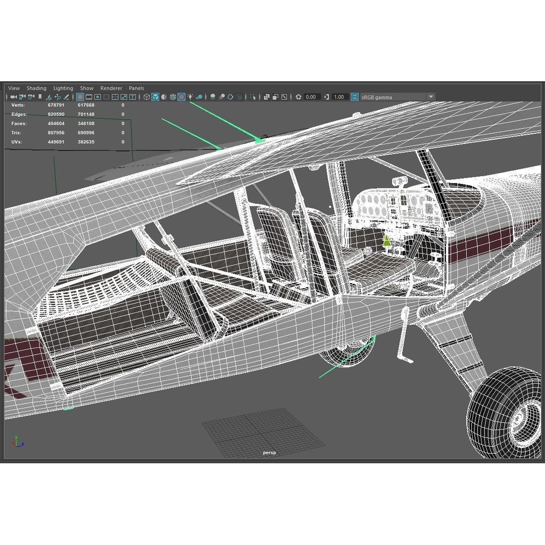 Maule M-7-235 3D Model – Detailed Aircraft with Interior, FBX, Blender - View 24