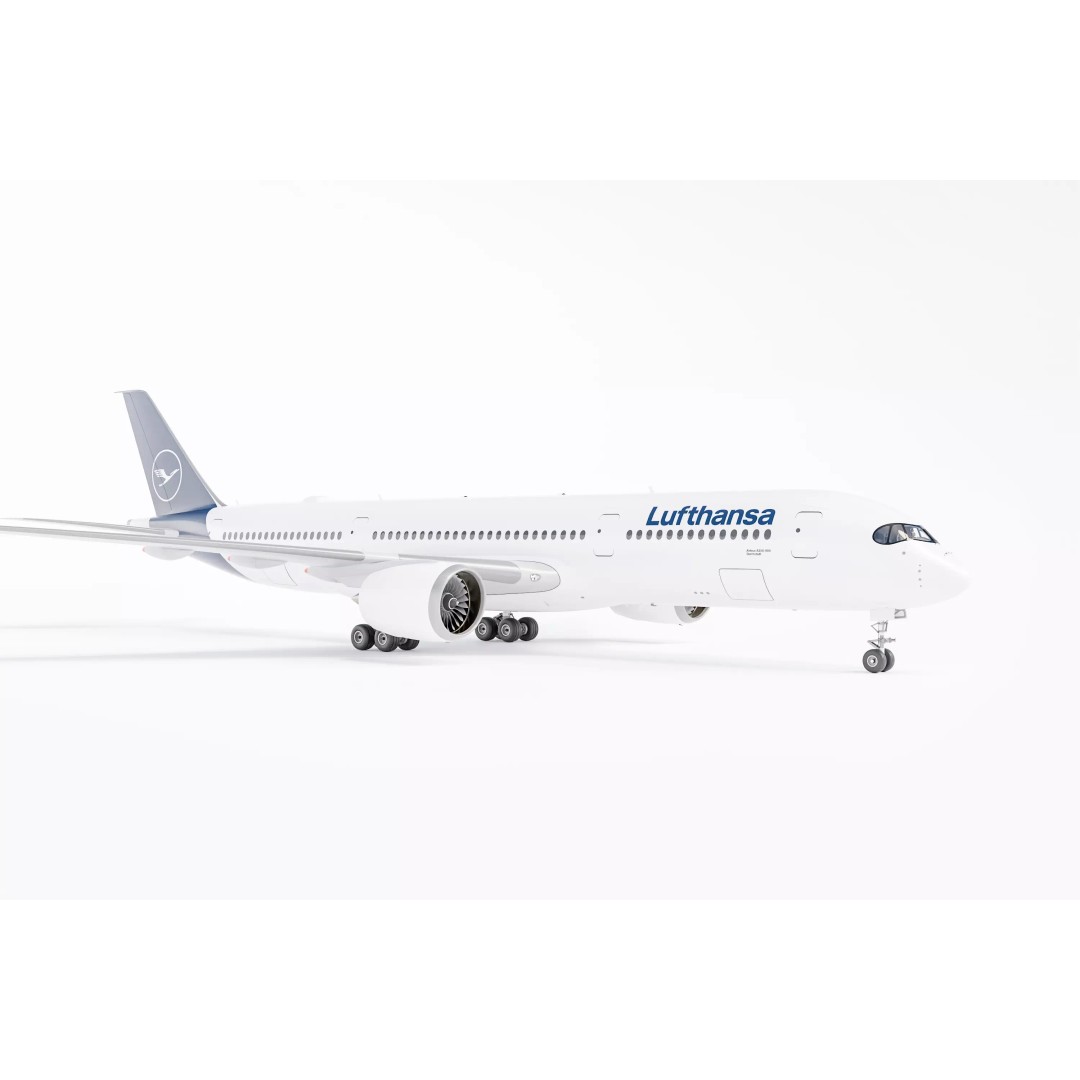 Airbus A350-900 3D Model – Lufthansa Livery, Blender, Game Ready - View 4