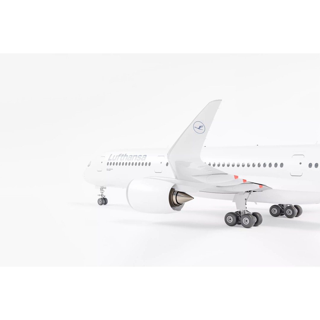 Airbus A350-900 3D Model – Lufthansa Livery, Blender, Game Ready - View 6