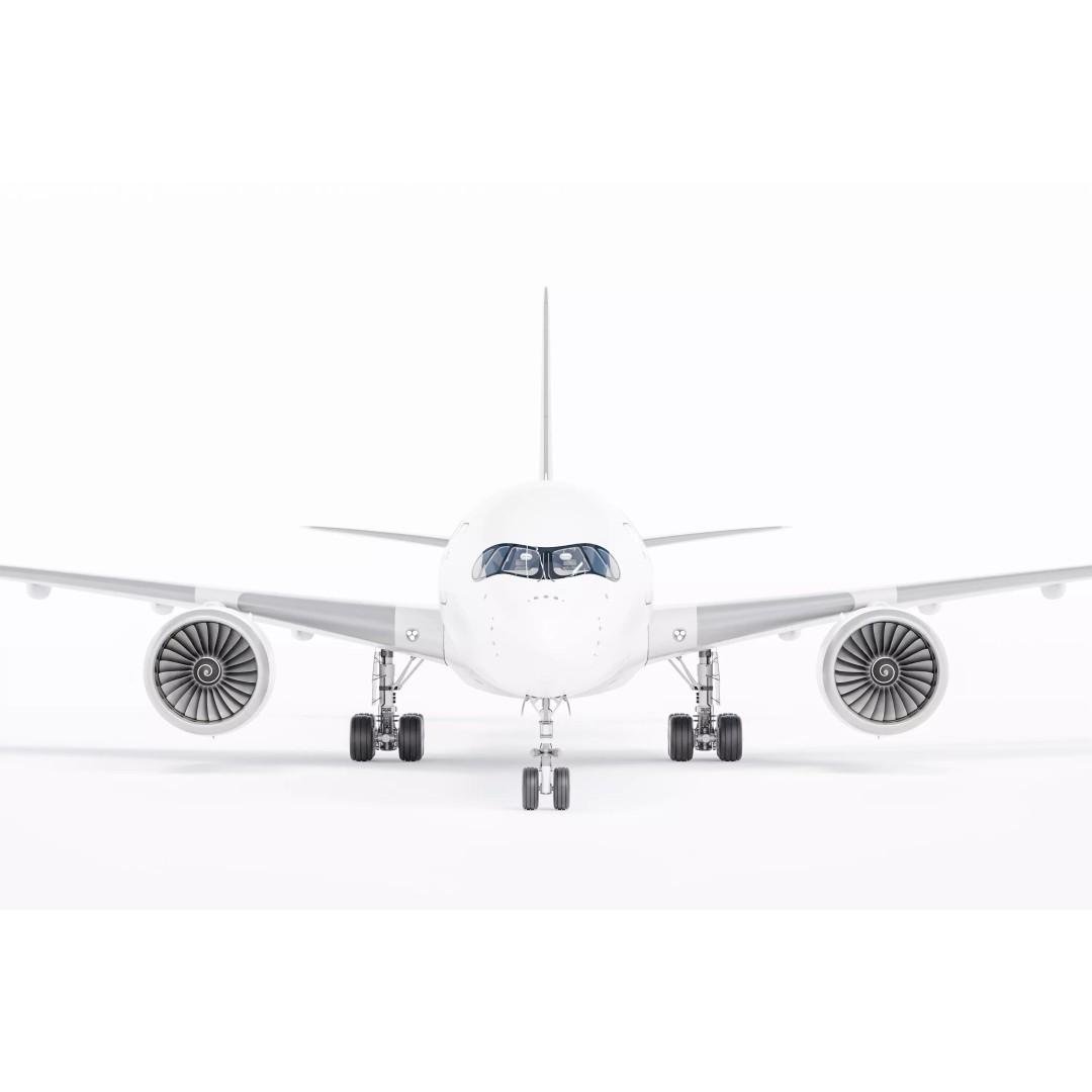 Airbus A350-900 3D Model – Lufthansa Livery, Blender, Game Ready - View 9