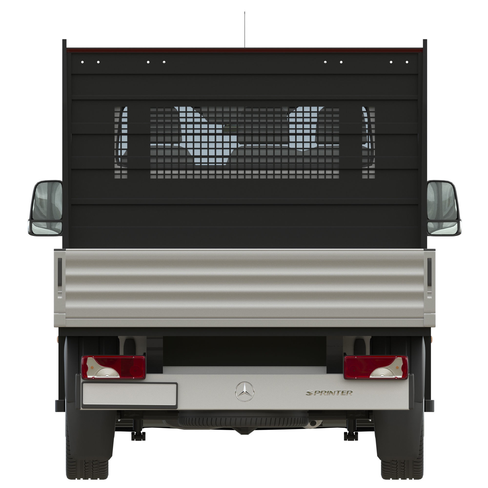 Mercedes-Benz Sprinter Chassis Cab L2 - Game-Ready 3D Model - View 10