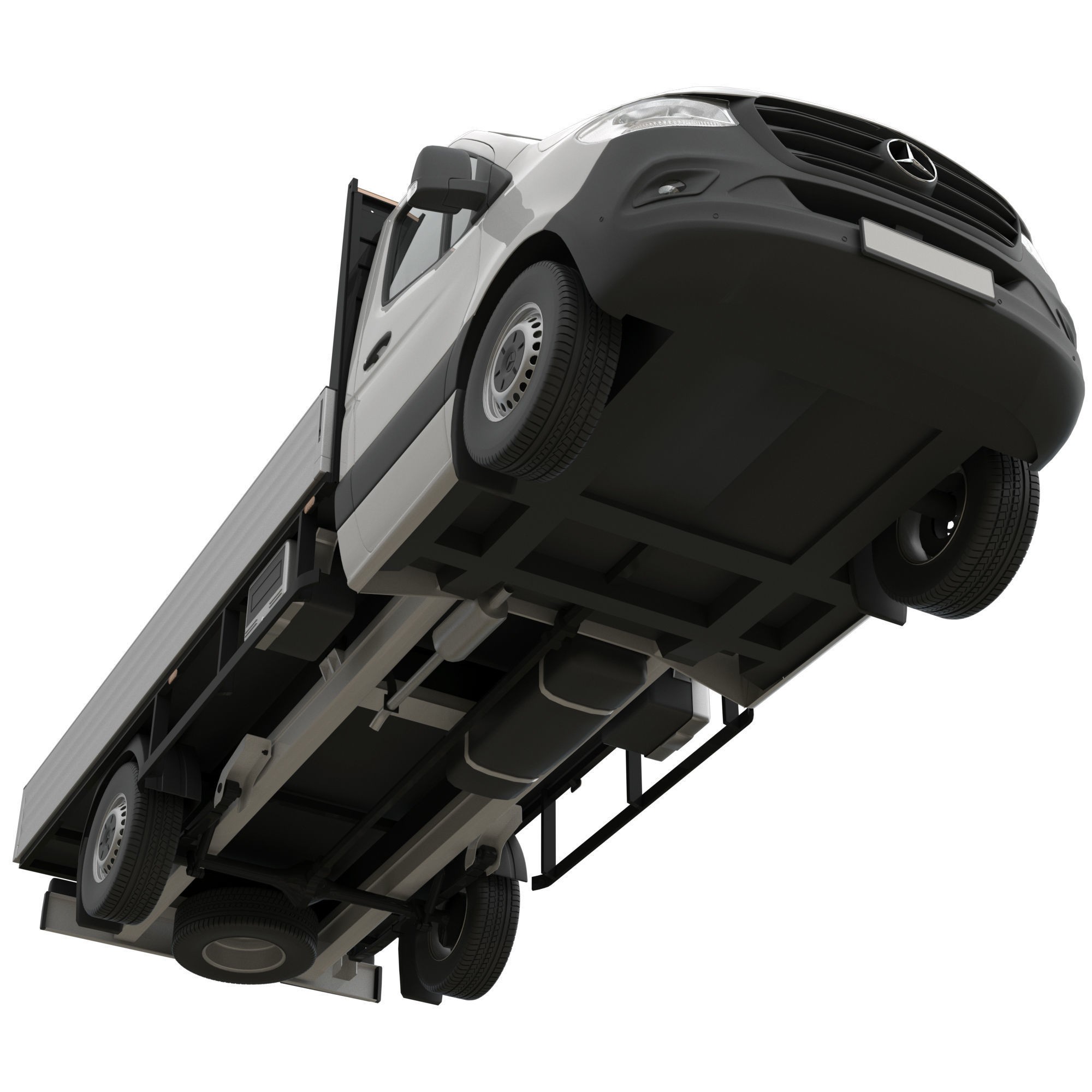 Mercedes-Benz Sprinter Chassis Cab L2 - Game-Ready 3D Model - View 7