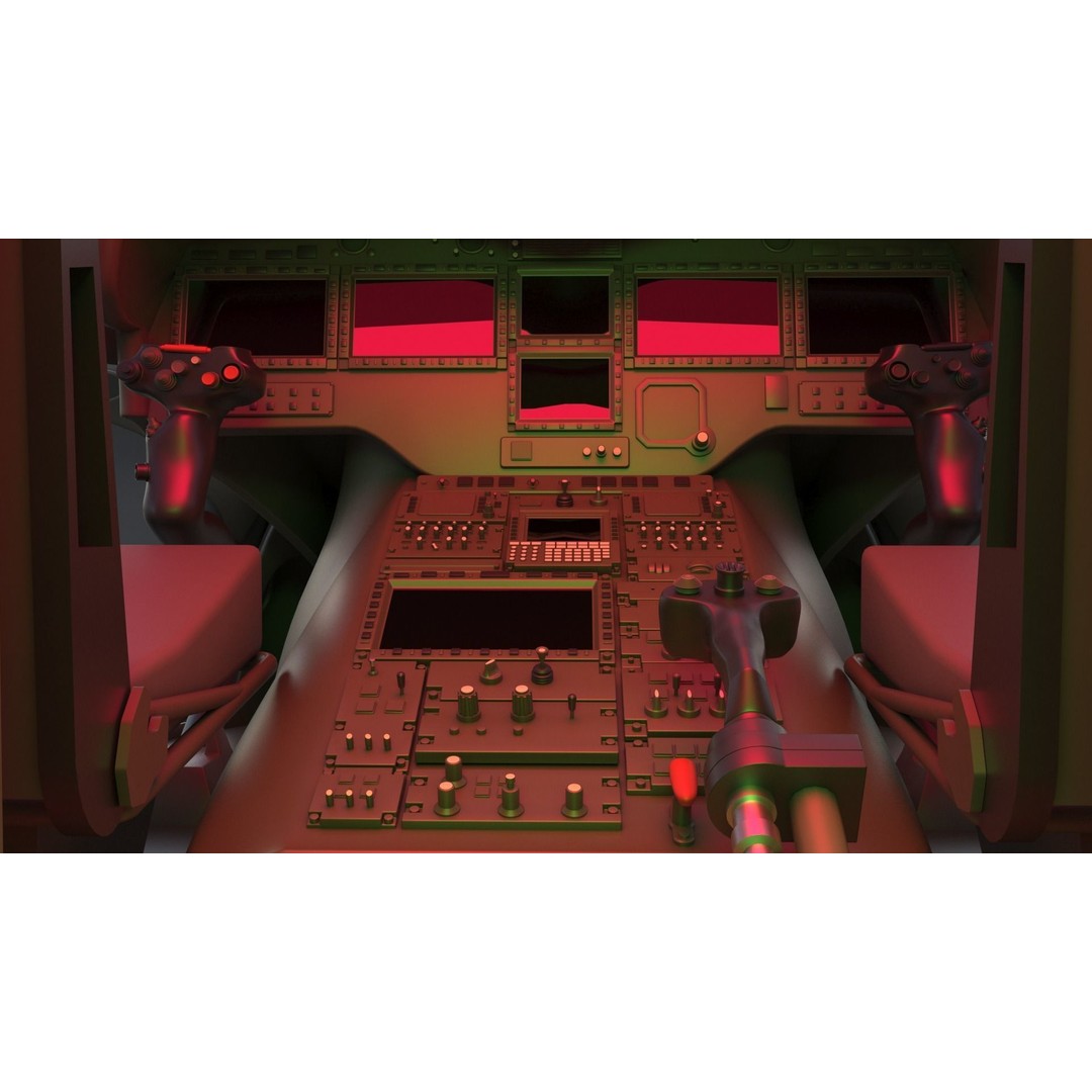 Eurocopter EC 725 3D Model – High Detail Helicopter, Rigged, Vray - View 52