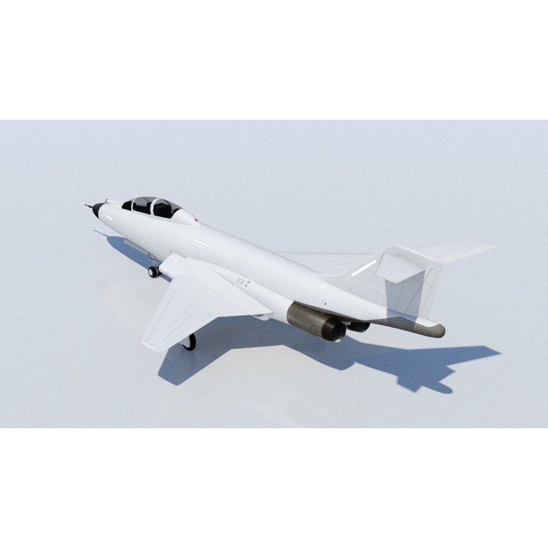 McDonnell F-101B Voodoo 3D Model – Low Poly Static Asset for Scenery - View 5
