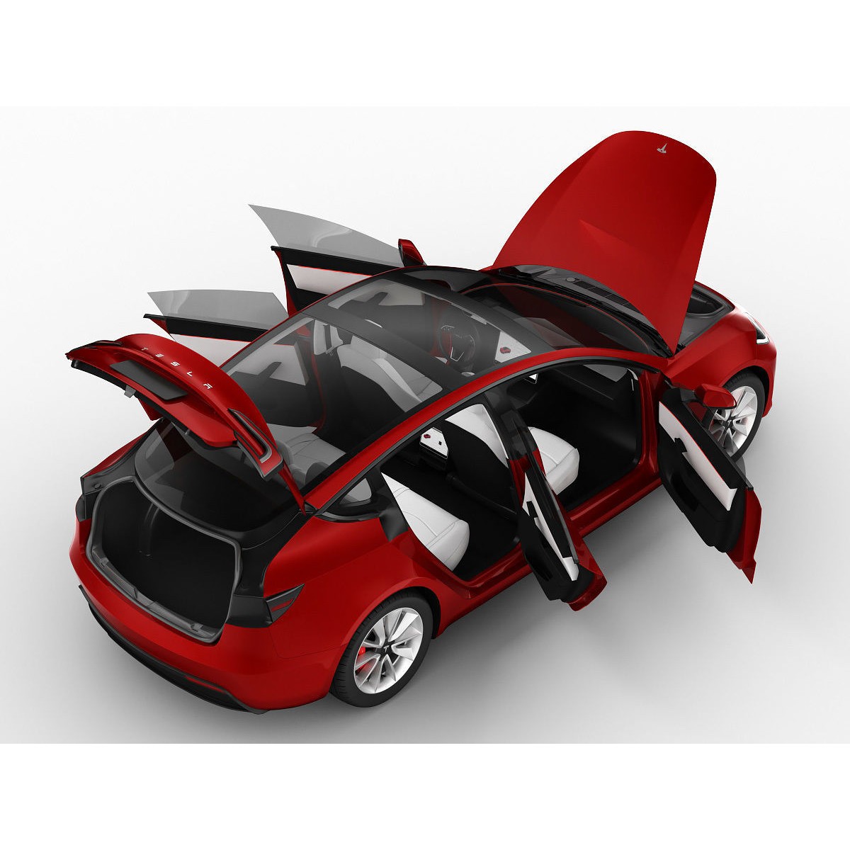 Tesla Model 3 2024 - High-Detail 3D Model - View 22