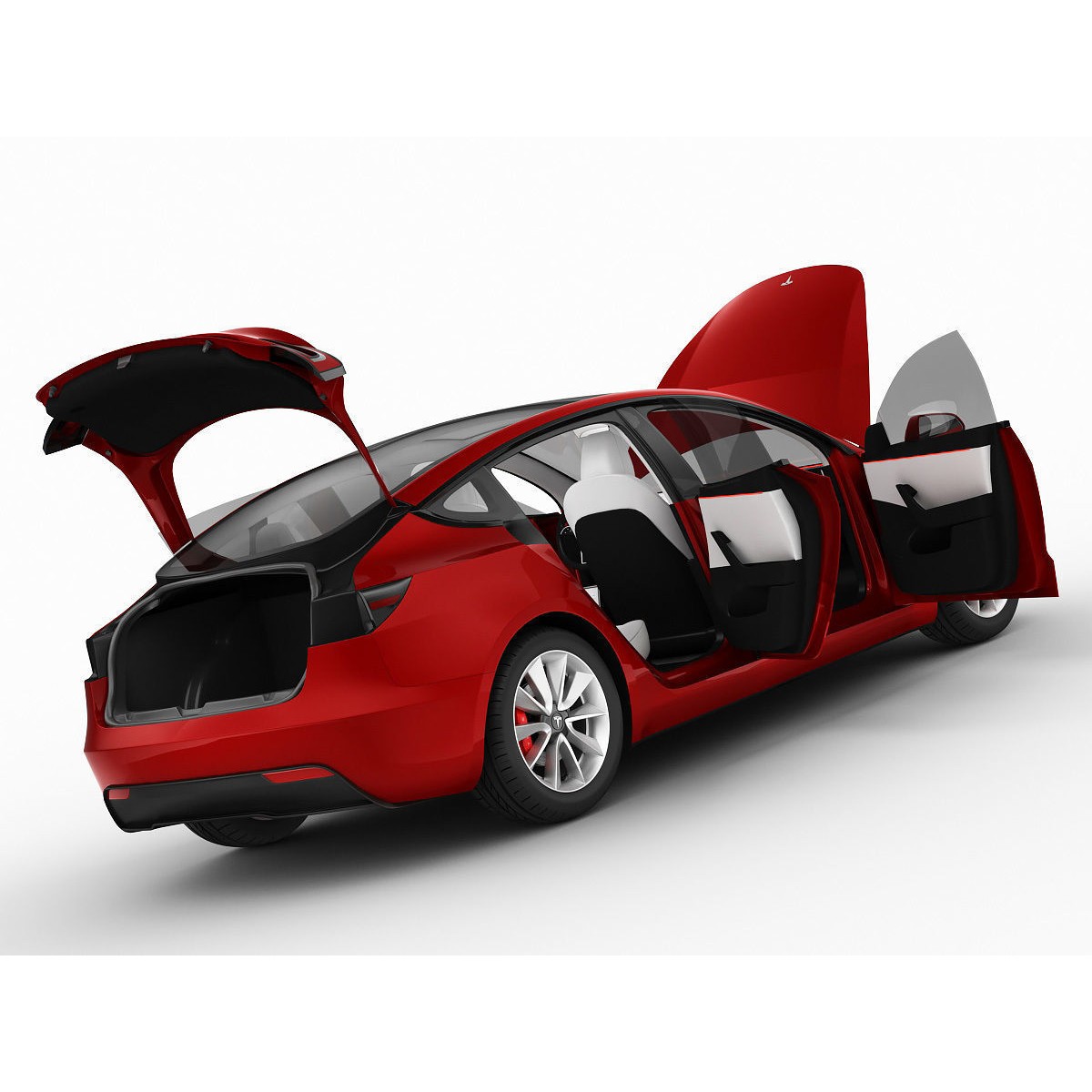 Tesla Model 3 2024 - High-Detail 3D Model - View 24