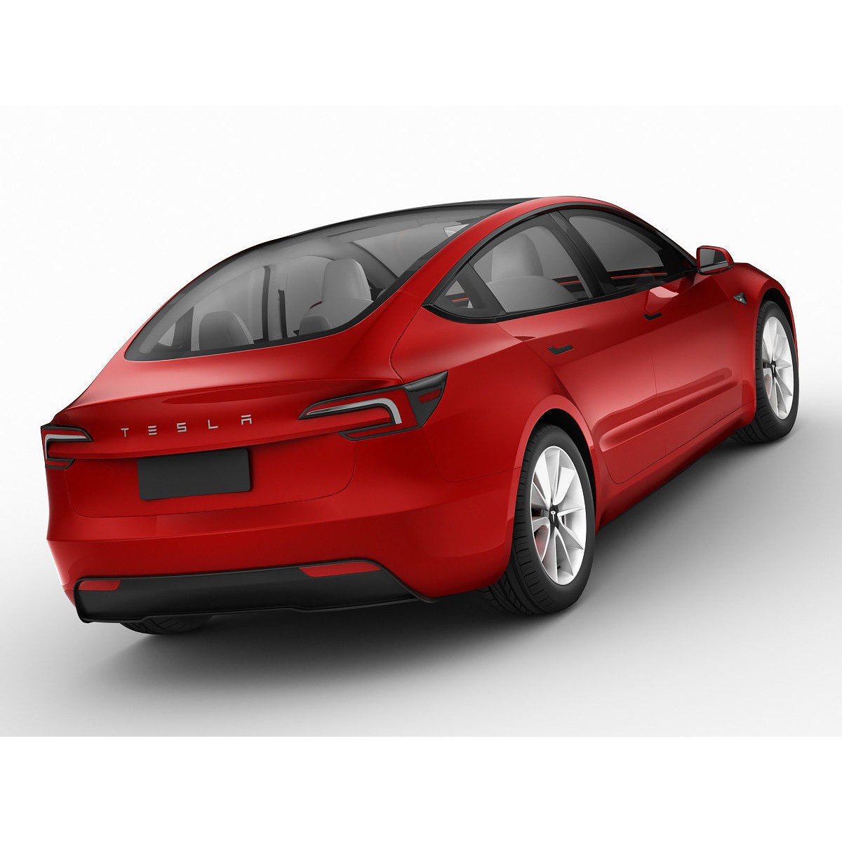 Tesla Model 3 2024 - High-Detail 3D Model - View 3