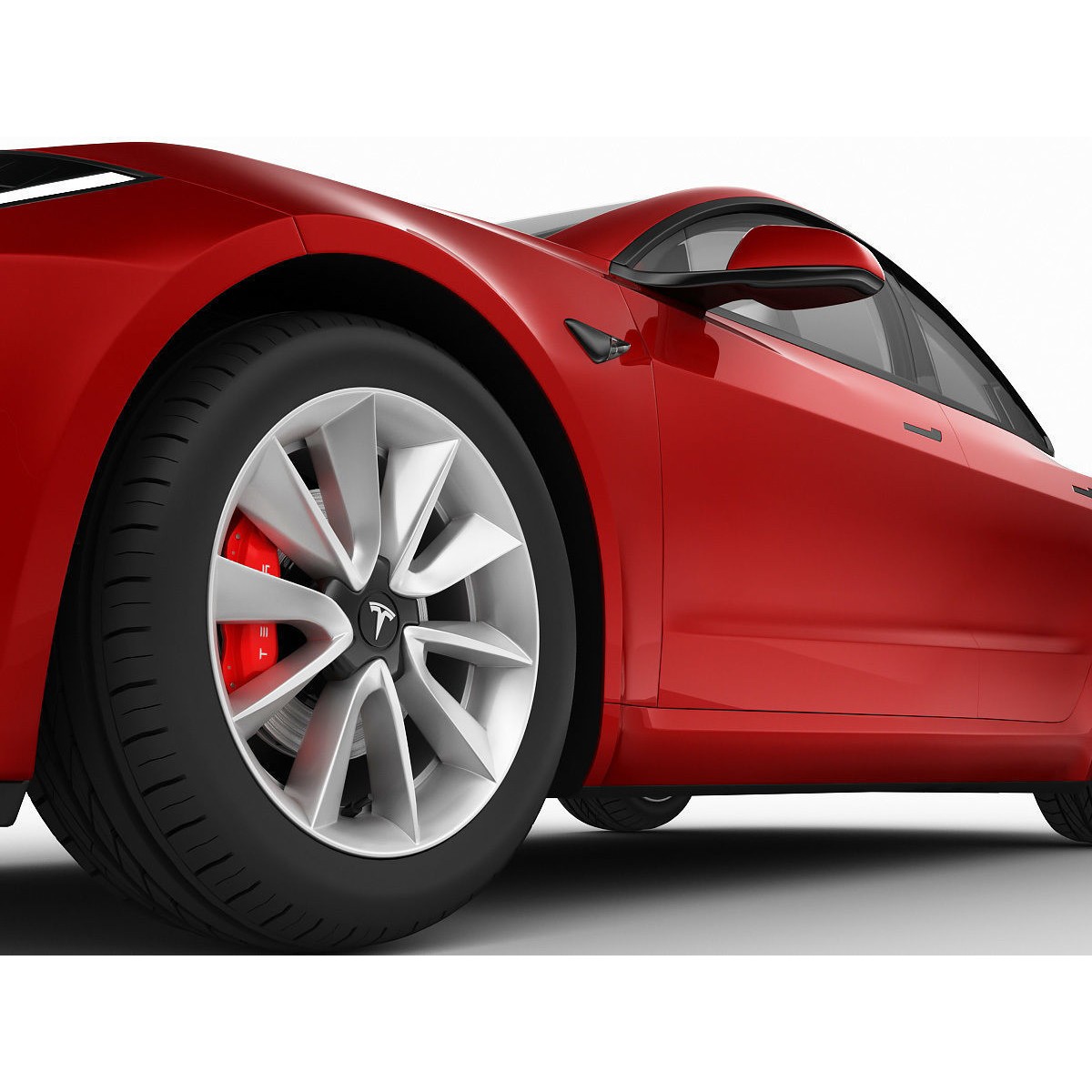 Tesla Model 3 2024 - High-Detail 3D Model - View 9
