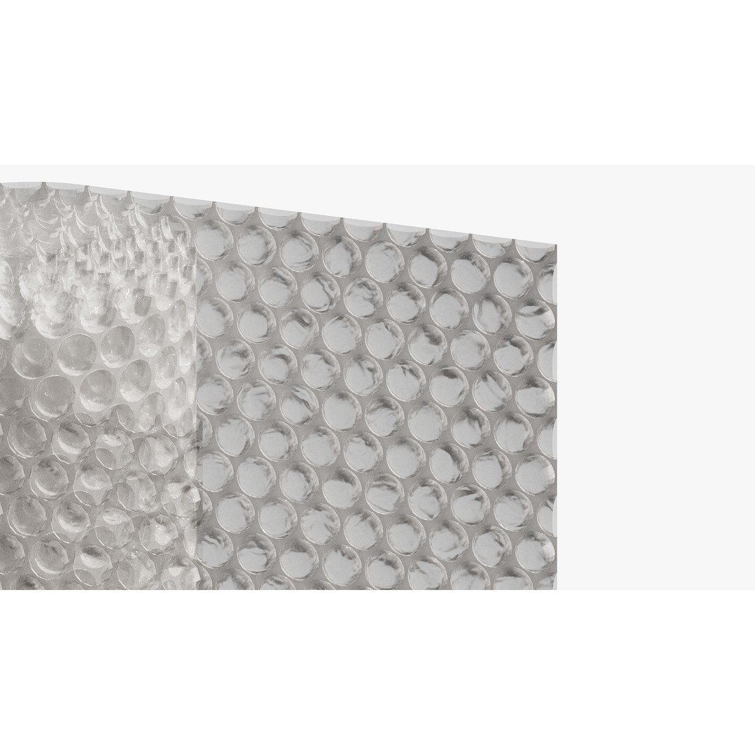 Bubble Wrap 3D Model – High Poly PBR Asset, FBX & OBJ Formats - View 6
