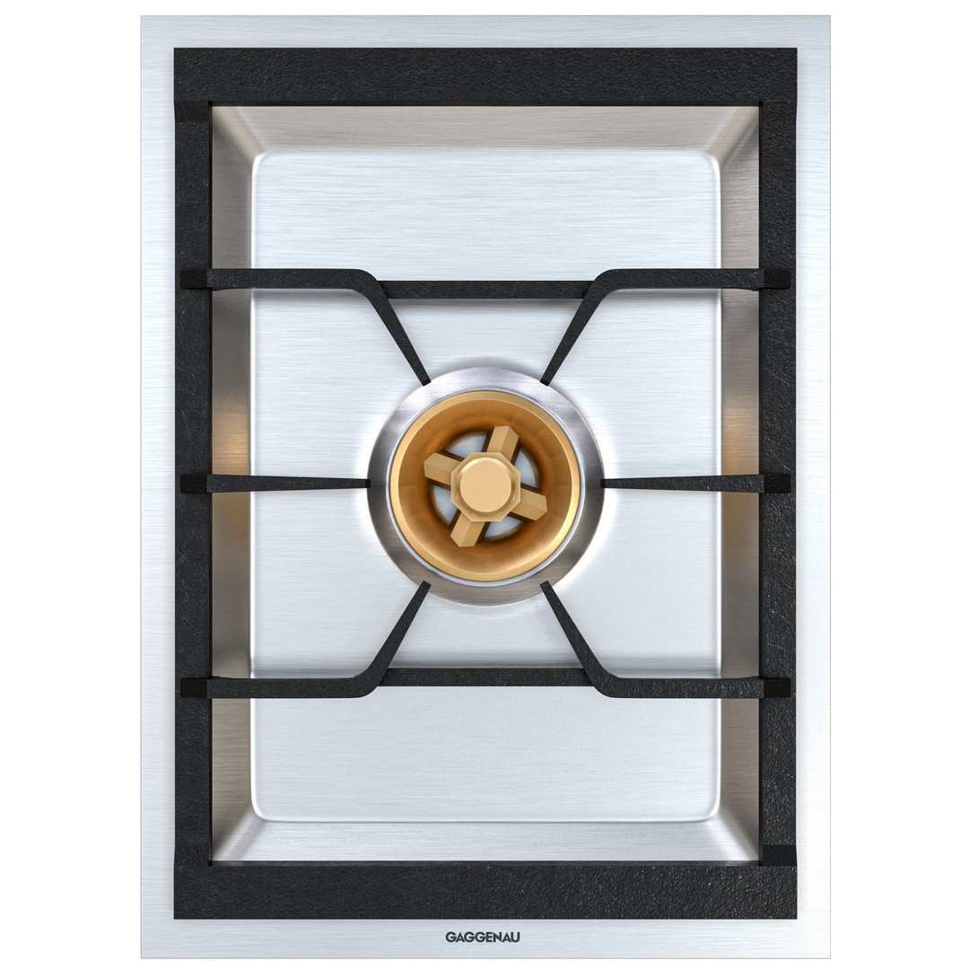 Gaggenau Cooktop 3D Model – Low Poly Kitchenware Asset, FBX, OBJ - View 10