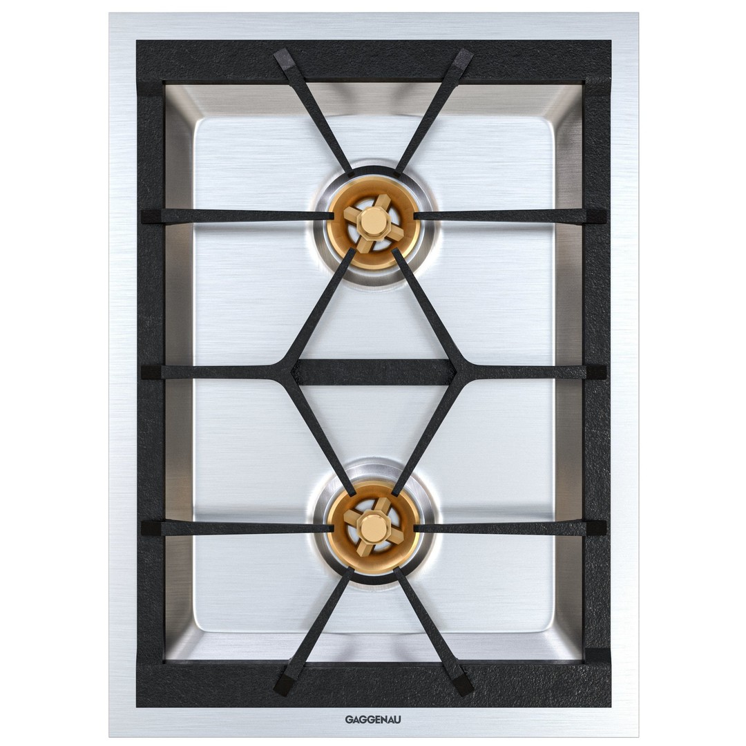 Gaggenau Cooktop 3D Model – Low Poly Kitchenware Asset, FBX, OBJ - View 11