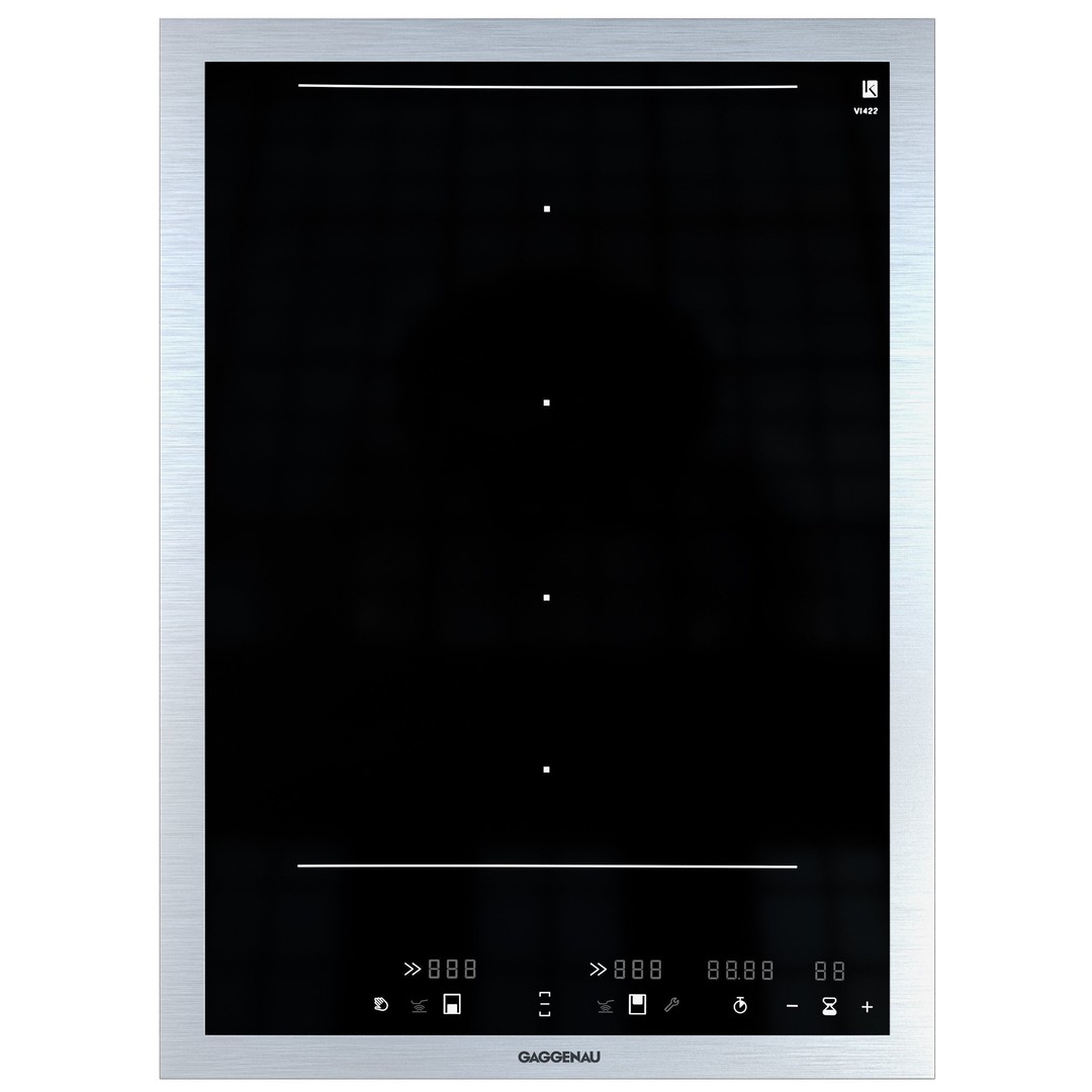 Gaggenau Cooktop 3D Model – Low Poly Kitchenware Asset, FBX, OBJ - View 12