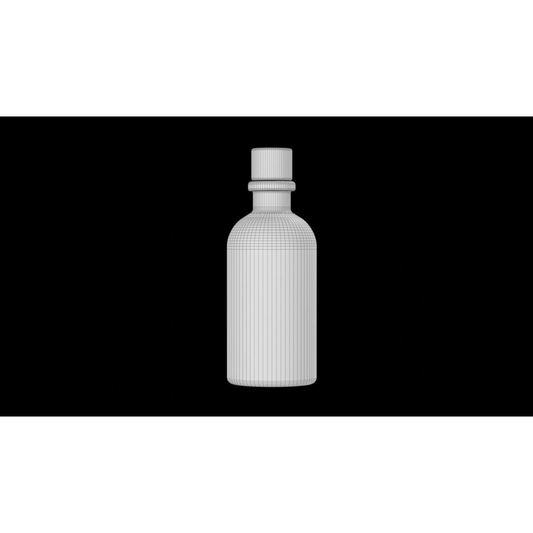 Mouthwash Bottle 3D Model – Real World Scale PBR Asset, FBX - View 8