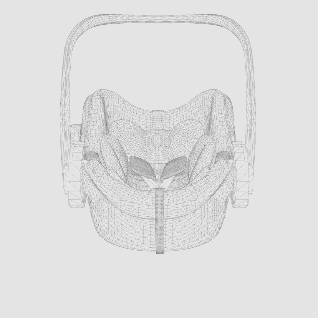 Baby Car Seat Besafe IZI GO 3D Model – Low Poly, Game Ready, FBX