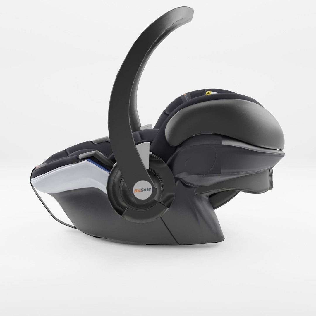 Baby Car Seat Besafe IZI GO 3D Model – Low Poly, Game Ready, FBX - View 5