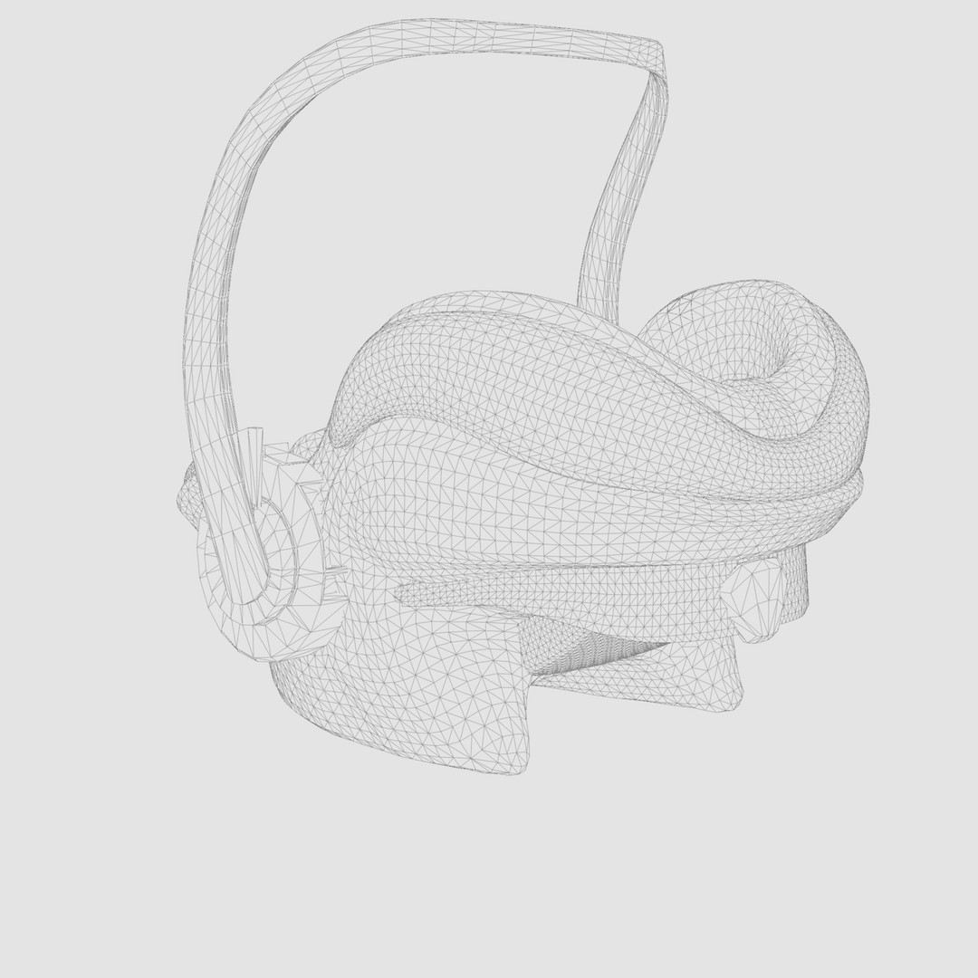 Baby Car Seat Besafe IZI GO 3D Model – Low Poly, Game Ready, FBX - View 7