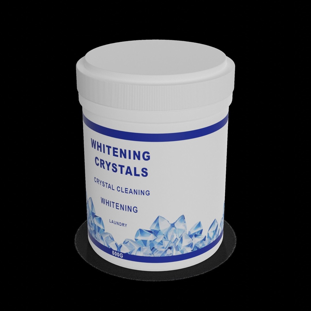Whitening Crystals 3D Model – Low Poly Game Asset, FBX