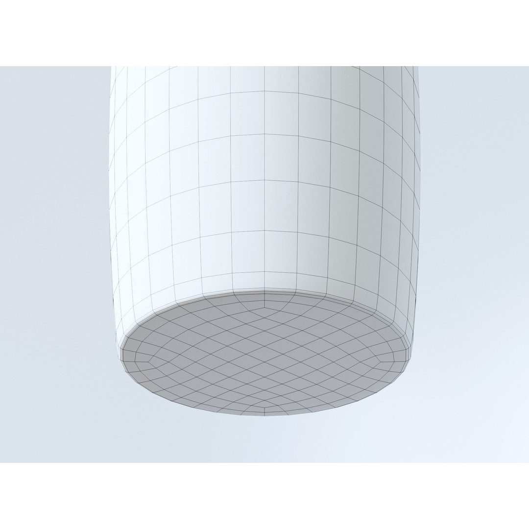Brightening Cream 3D Model – Low Poly PBR Skincare Bottle, FBX, OBJ
